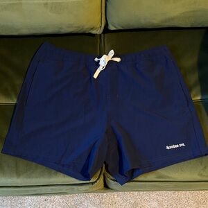 BAMBOO Navy Athletic Shorts
